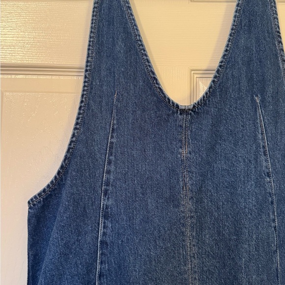Free People - We The Free Blue Denim Women's Jumpsuit Size S - Picture 7 of 13